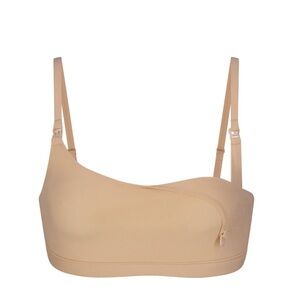 NWT SKIMS Fits Everybody Maternity Nursing Scoop Bralette - Clay, 2X